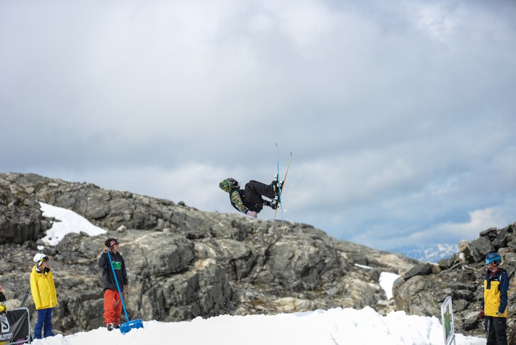 Fick ett foto på mig i Folgefonna från en okänd. Foto: Okänd. Åkare: Filip Karlström.