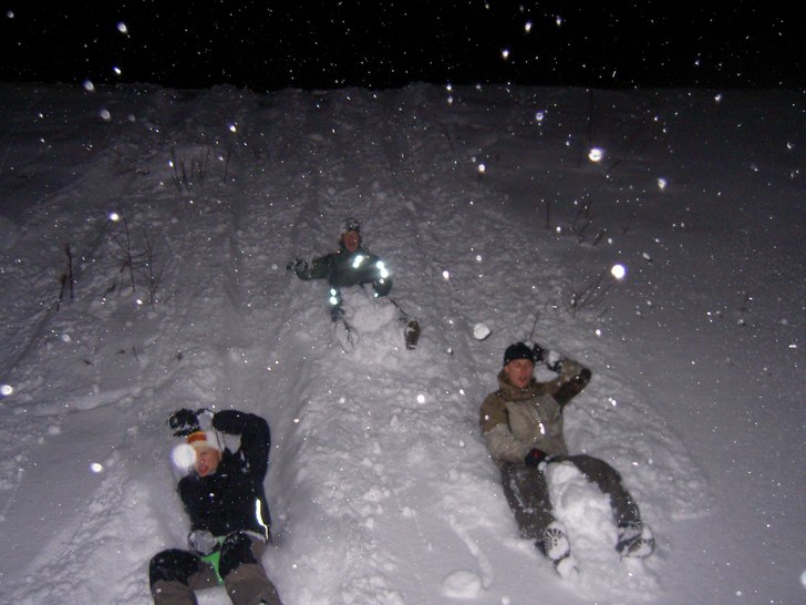 En natt på stjärtlapp. Foto: Johan Ekbladh. Åkare: Det du.