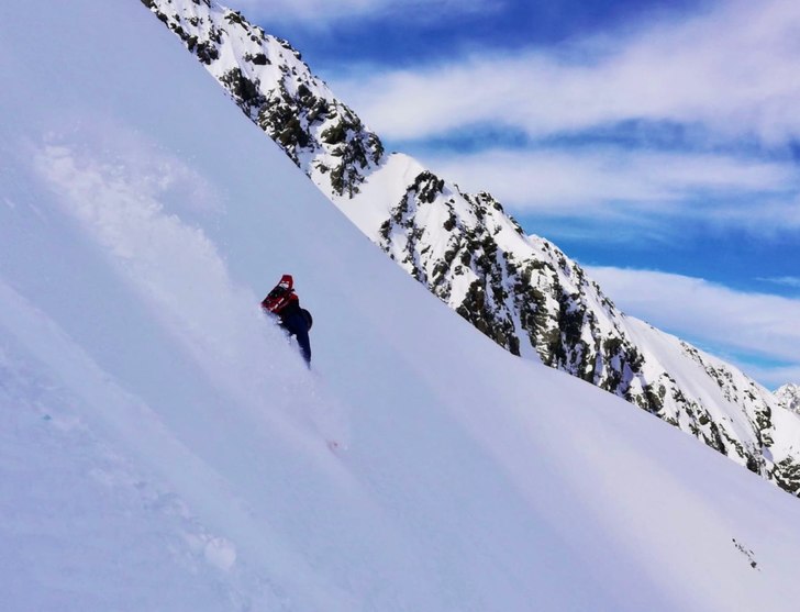 Guspis (brant variant med start från Rothorn). Åkare: lamboren.