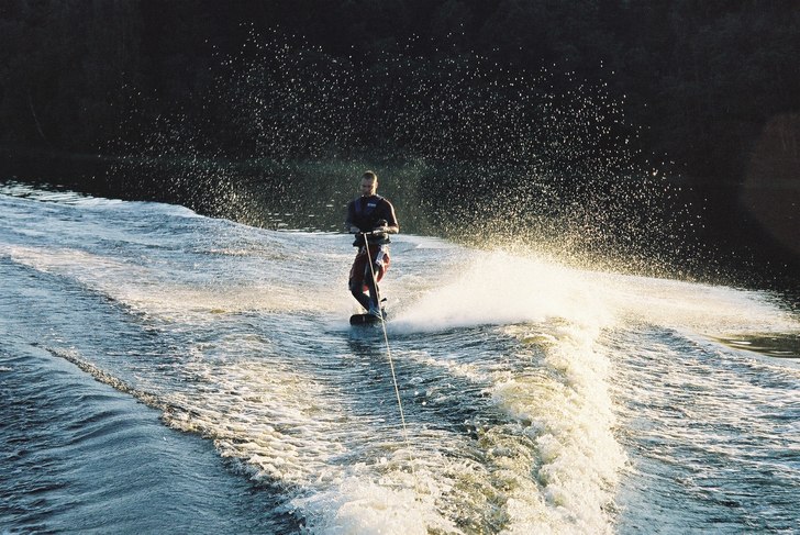 Skön sommarkväll med grabbarna!. Foto: Magnus Nyström. Åkare: Roger Carling.