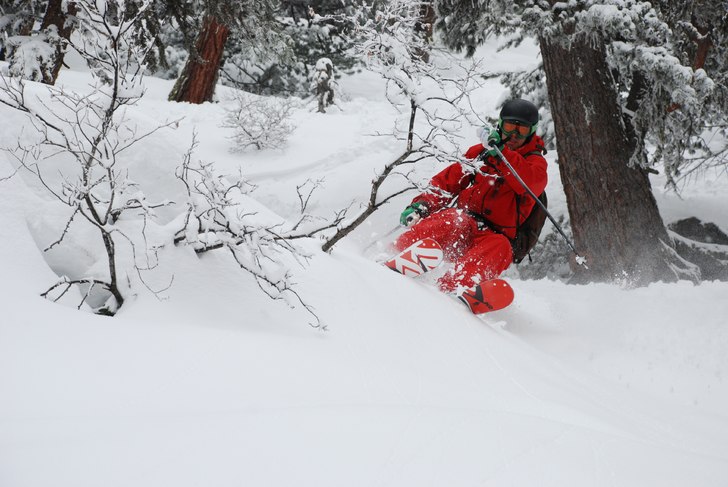 Skogsåkning i slutet av säsongen. Foto: Martin Wikström. Åkare: Adam Jonsson.