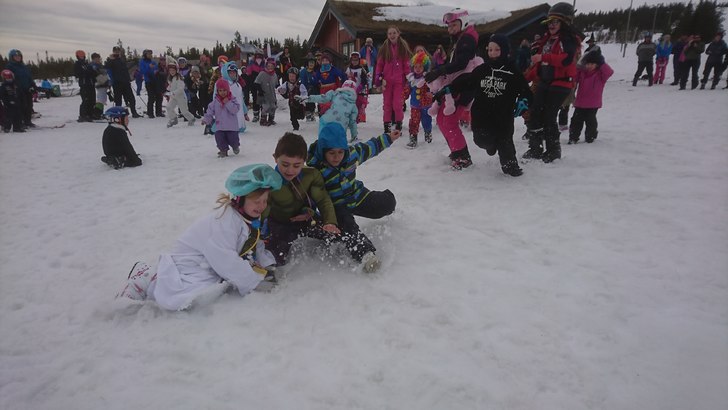Takk for denne sesongen 
Siste dag i skitrekket de.