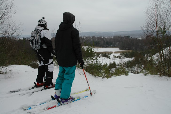 Skånsk friåkning.. Foto: Hanna Hedvall. Åkare: Anton, Ted.