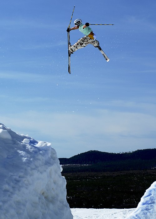 var med och körde nordic slopestyle...efter detta. Foto: Daniel Rönnbäck. Åkare: Sante.