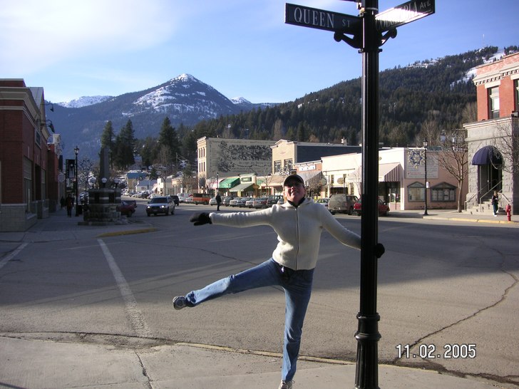 En vinter i Kanada då det kommer 10 cm snö får . Foto: Magnus Kron. Åkare: Annika Warnelid.