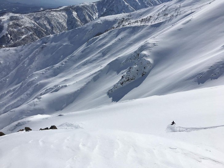 Happo one, Hakuba, Japan. Mitten på februari..