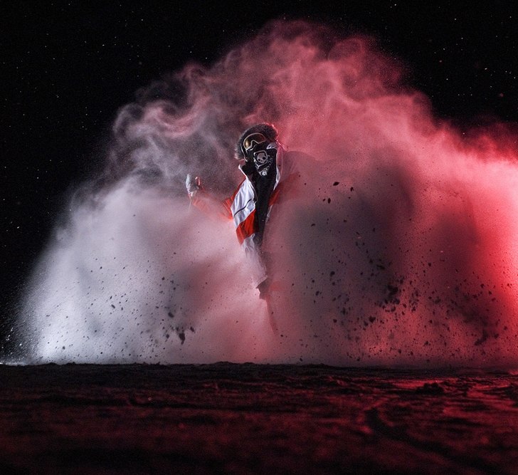 Var länge sugen på att prova effekten av ett fä. Foto: Simon Hastegård. Åkare: Niklas Eriksson.