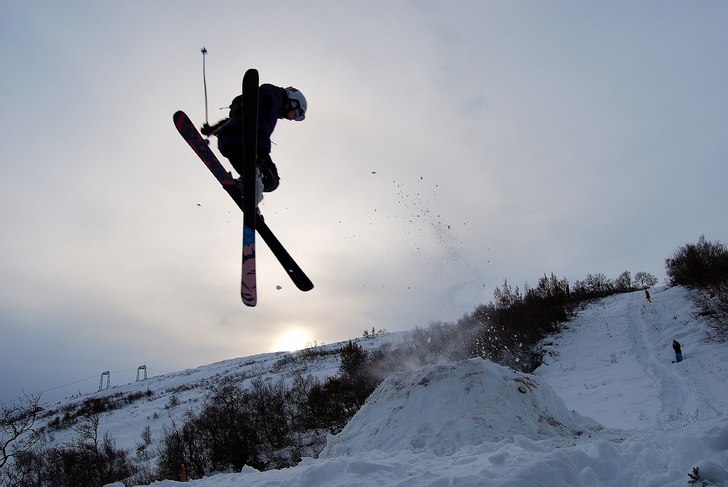 Första snön!!. Foto: Tommie Johansson. Åkare: Joakim Berggren.