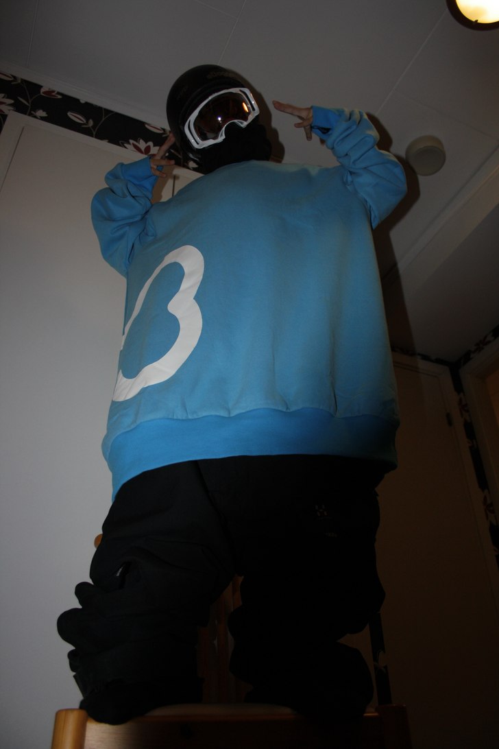 Min bror i min vår setup. Foto: Isak Forsberg. Åkare: Jakke.