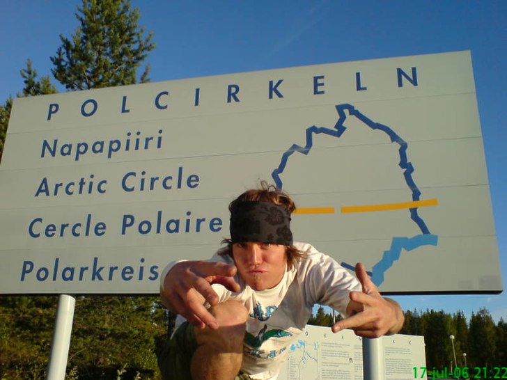 Allt söder om Polcirkeln är Sveriges baksidan. . Foto: Henrik Eriksson. Åkare: Mattias Herngren.