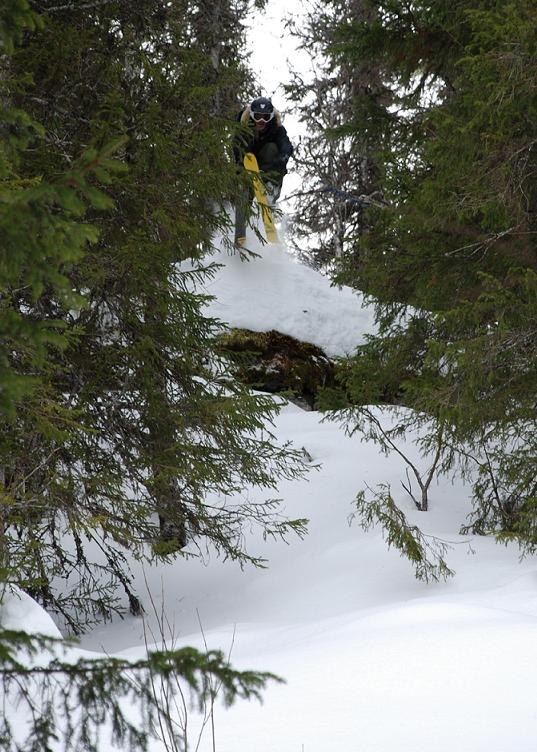 Går bevisligen att hitta sjyssta åk även i Bjö. Foto: Per Gånfält. Åkare: Verner Eriksson.