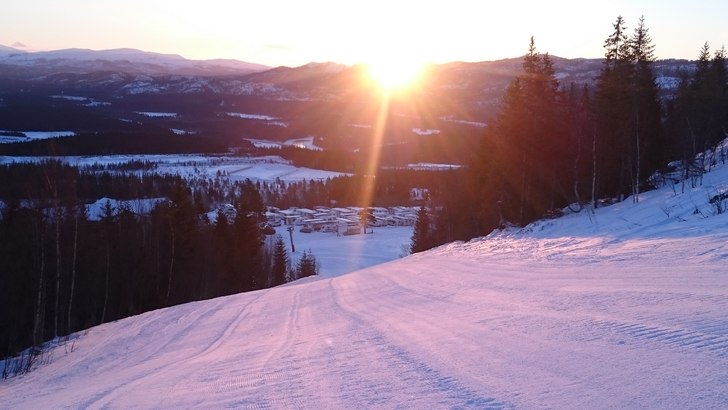 Blir en strålende dag. 
.