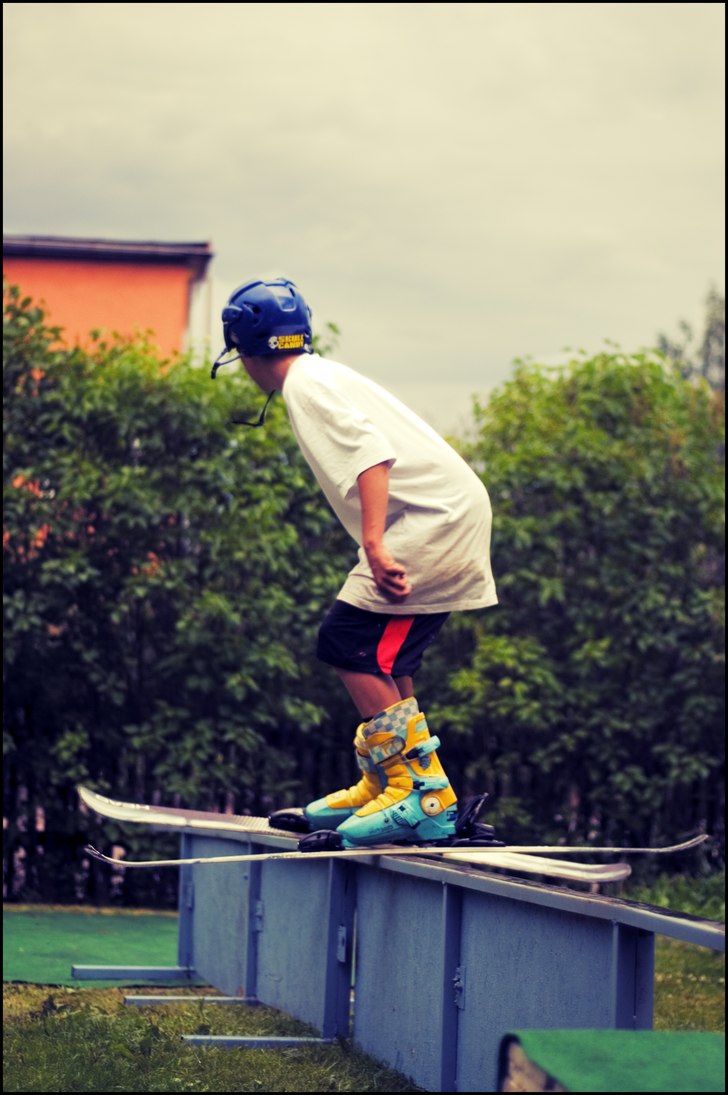 Summer shred. Foto: Billie thoreus (jag). Åkare: Fabian ohmne.