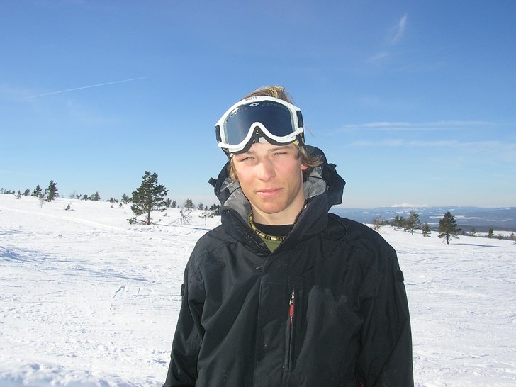 Bara jag (och Trysil i bakgrunden till höger). Foto: Malin. Åkare: Håkan.