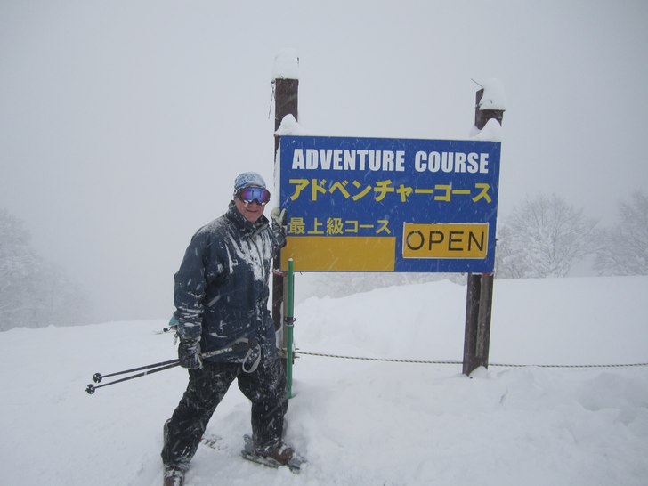 en halv meter ny puder...per dag!. Foto: Johan Maresch. Åkare: Olow Swärd.