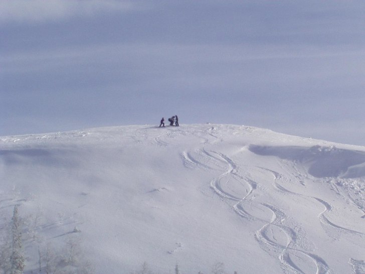 nice snö :). Foto: bertil andersson. Åkare: Viktor henriksson & co.