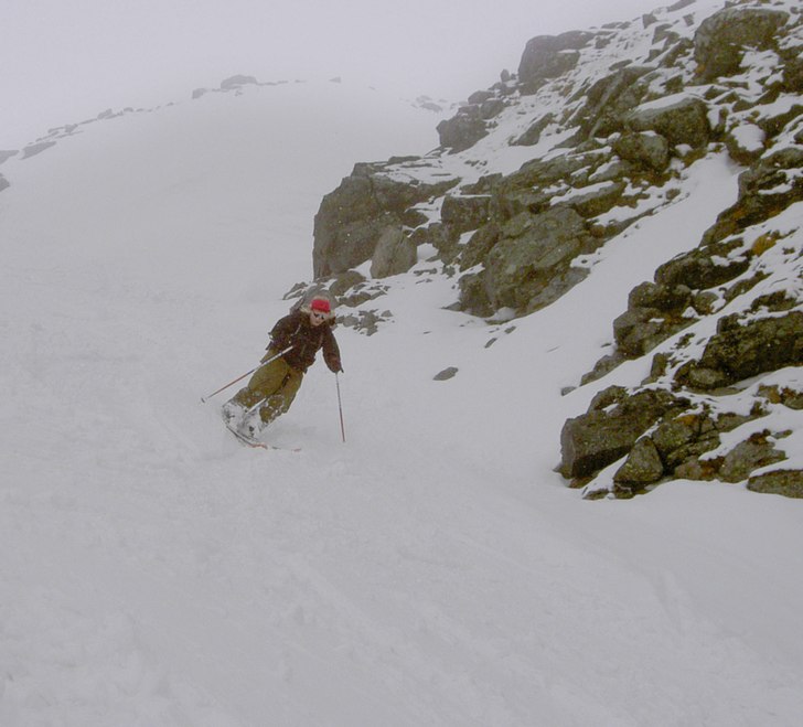 Vi hade som mål att bestiga kebnekaises sydtopp m. Foto: Sebastian Olsson. Åkare: Rebecka.