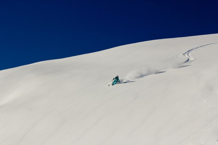 andra åket på första dagen för säsongen!. Foto: Viktor Sundvall. Åkare: Susanna.