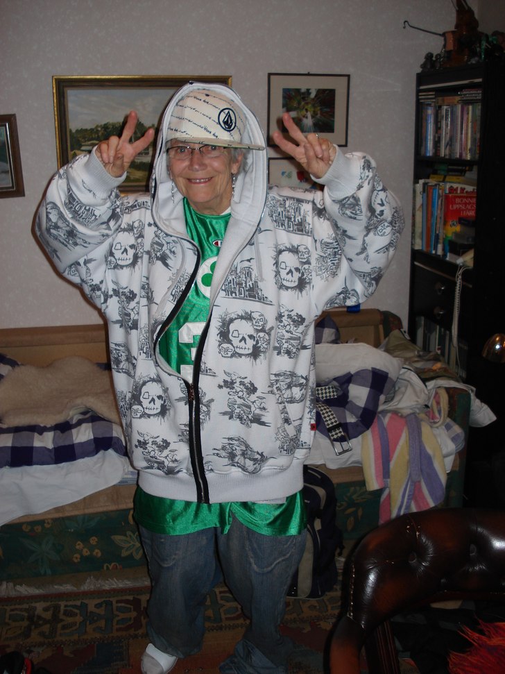 Yäääh;D. Foto: Men P Perzz. Åkare: Hip hop Grann´a (stavning).