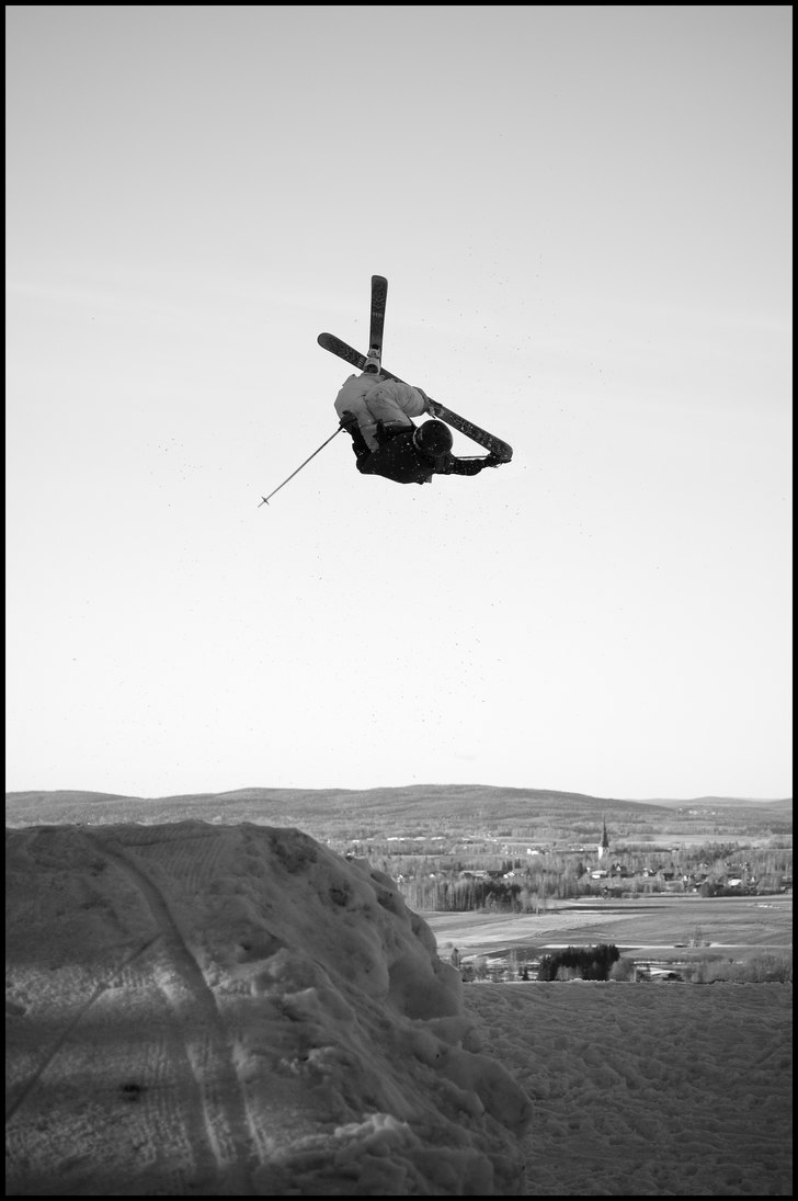 Cork 7 med blunt. Foto: Billie thoreus (jag). Åkare: Adam "thai" kättström.