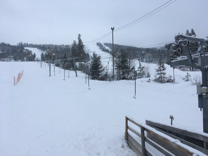 Flotte forhold, og litt nysnø
Det er god stemning.