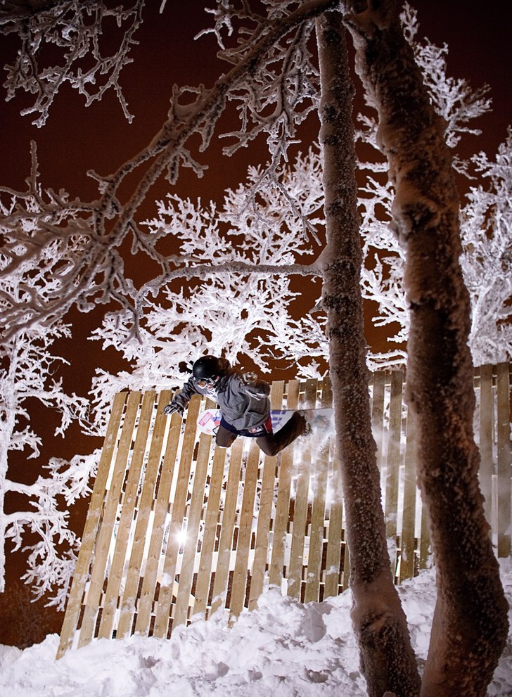 MJ på mountainbike wallride. Foto: Kristoffer Andersson. Åkare: Carl Lundqvist.