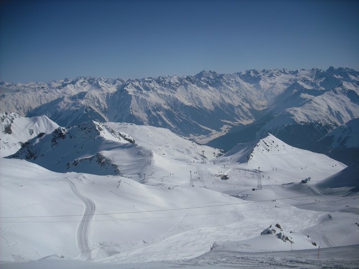 Utsikt över en liten del av Persenn-systemet. Foto: Johan Lindelöf.