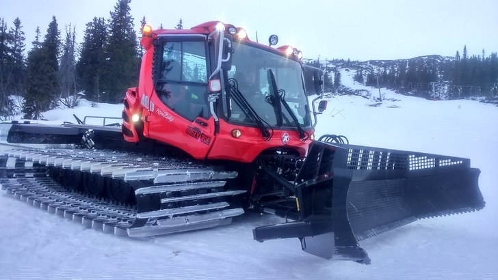 God morgen:-) 
Endelig minusgrader... bakken er ny.