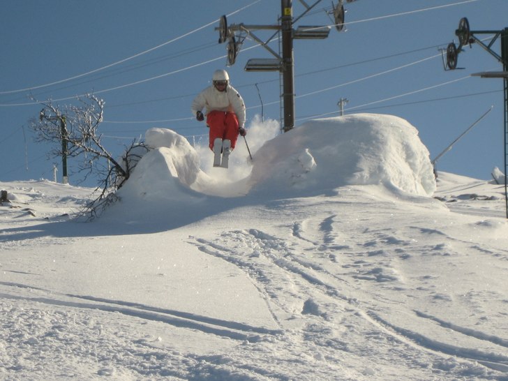 ett skutt i naturhopp. Foto: Olle. Åkare: johan .