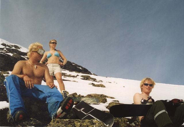 paus i klättringen. Foto: Jag. Åkare: Jon Tilda M-son.