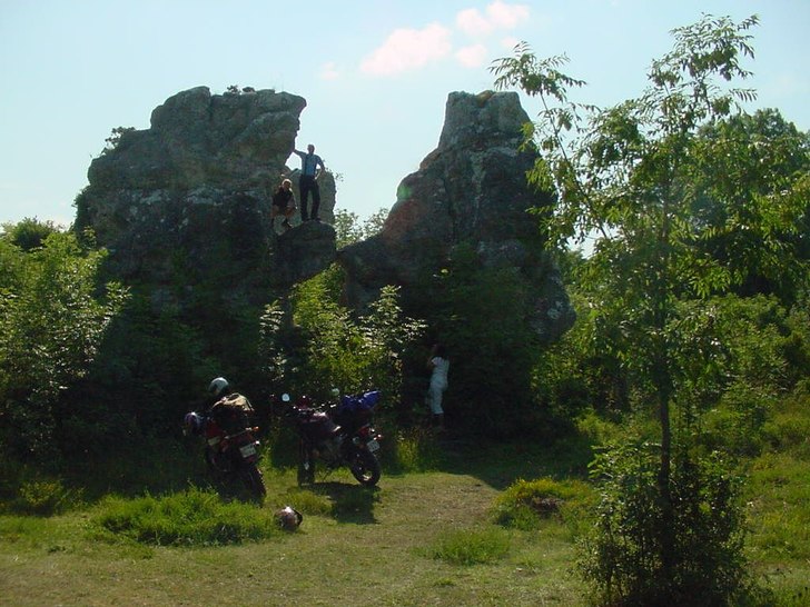 raukerna är bestigna :). Foto: jag själv.