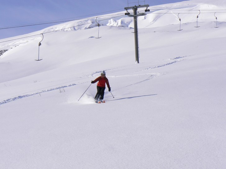 Efter fyra blåsiga dagar hamnade vi i stormens ö. Foto: Stefan Vikberg. Åkare: Karin Ekström.