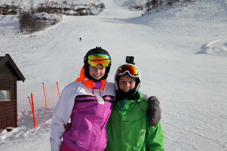 Ekte skiglede på vågslid idag. Hilsen Johanne o.