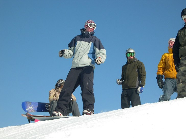 Underbar dag i Idre parken med järngänget från . Foto: Joel. Åkare: Christian K.