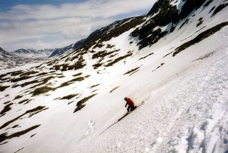 Lite härlig vårskidåkning i Stryn.
. Foto: Andreas Persson. Åkare: Johan Olofsson.