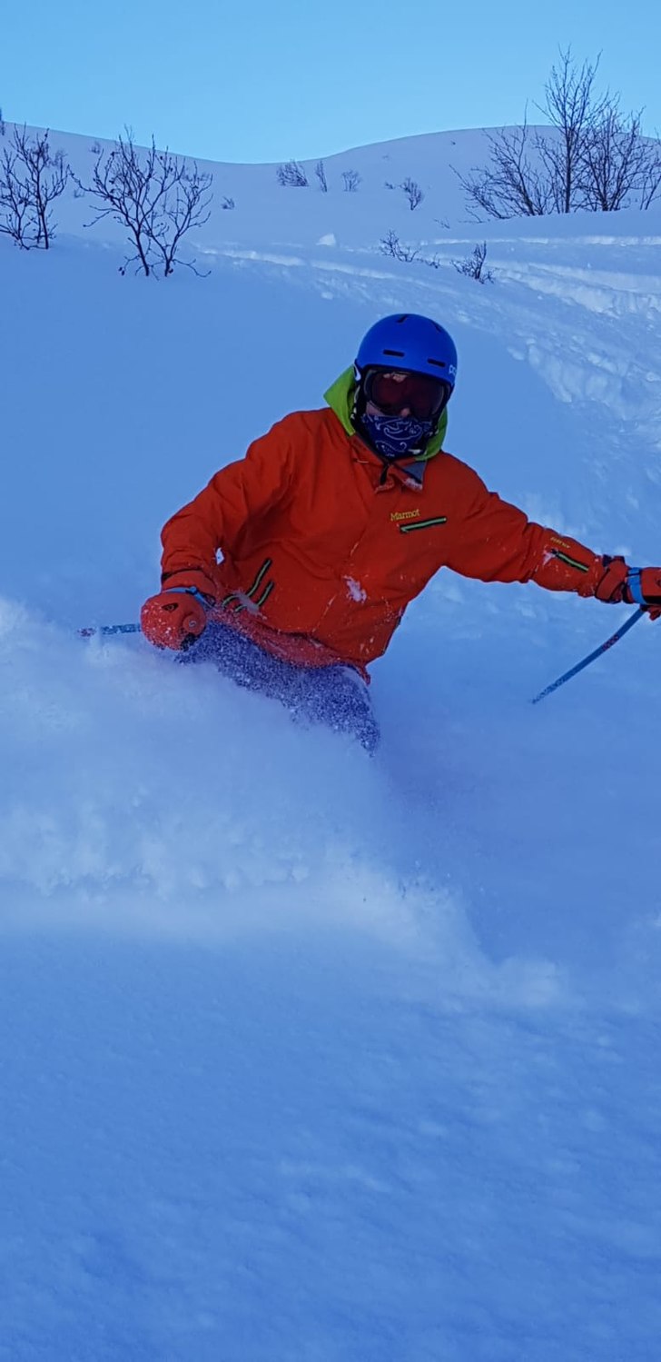 A great day in powder in Warth. Taken by my partne.