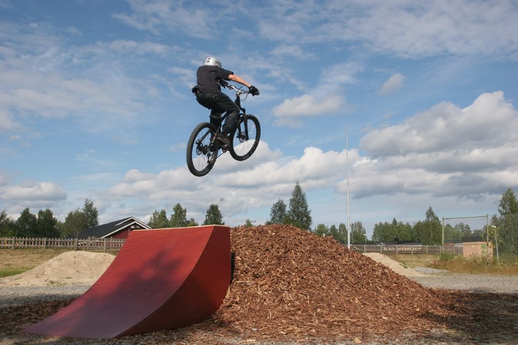 Bilden kom 3:a i en fototävling =)
. Foto: Viktor Boström. Åkare: Marcus Marklund.