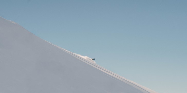 Hittade lite episk snö i Chamonix..
