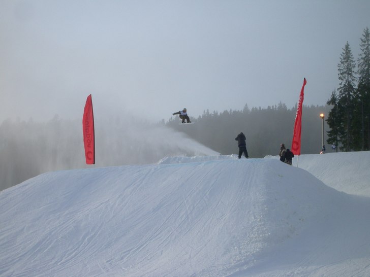 Jag på en dreams tävling i Branäs. Foto: Johan eller Niklas?. Åkare: Stefan.
