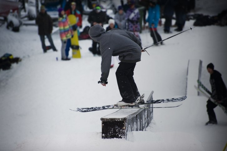 Väsjö Railjam 2010. Foto: Pax Engström Nyström. Åkare: Okänd.