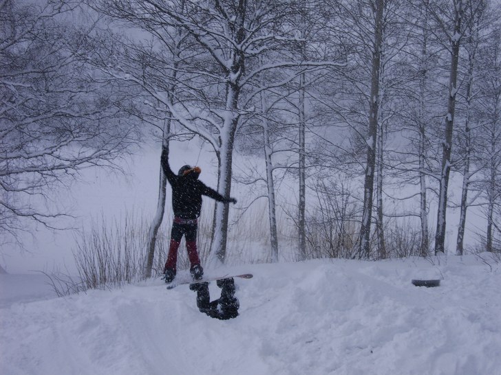 Railar över Hampuz. Foto: Jonas. Åkare: Adde.