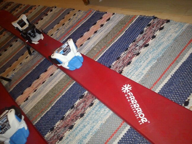 Som tack för hjälpen här ifrån fick skidrona e. Foto: victor sättberger.