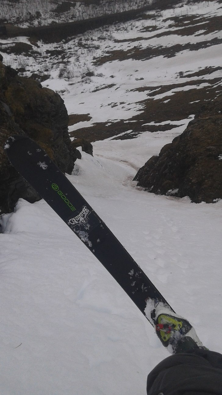 Goode skis, 900 kr för begagnade, höll två fina. Foto: tryggve tirén.