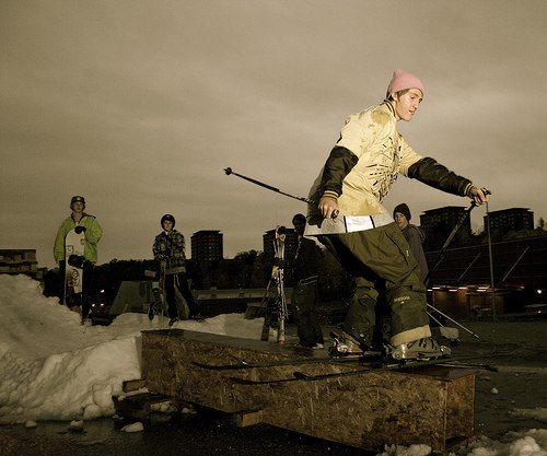 Railsession. Foto: Simon Berggren. Åkare: Jesper Svärd.
