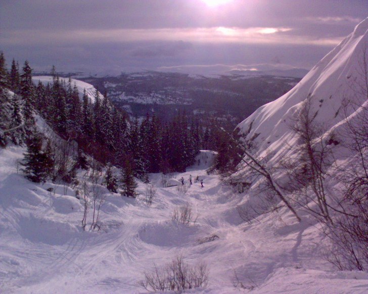 Helt ok åkning i Duved, bara att de var rättså . Foto: Andreas Häll.