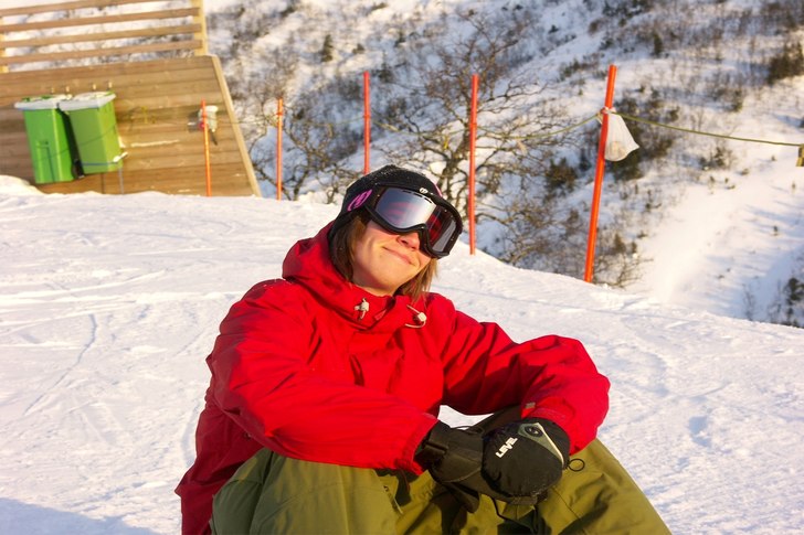 Första dan skutan öppnade.. Foto: Nils Sjöberg. Åkare: Per Sjöberg.