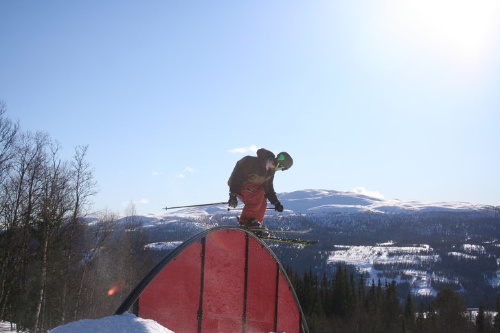 rainbowrail. Foto: Fredrik Eriksson. Åkare: Kenneth Jonsson.