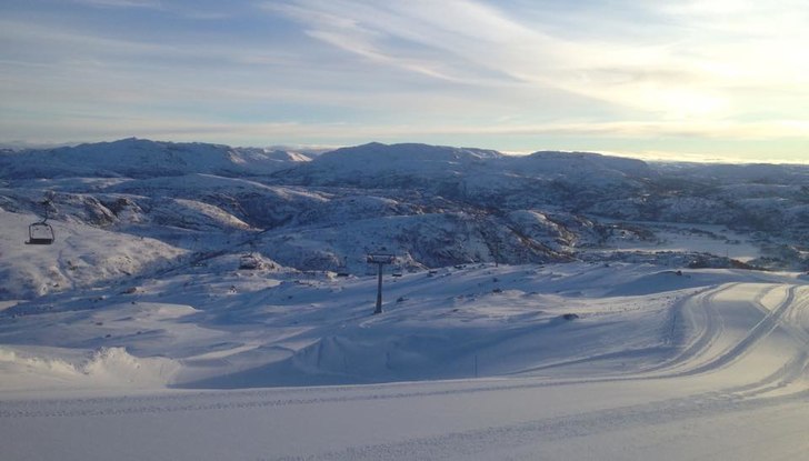 Lørdag 25 mars
Det er fine forhold i bakken i dag.