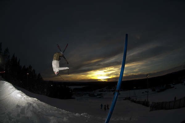 Den är fin i mitt tycke!. Foto: Mats. Åkare: Simon Blom.