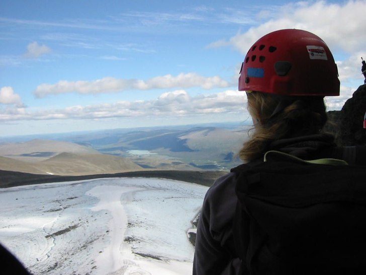 På väg upp på Kebnekaise. Foto: Filip.